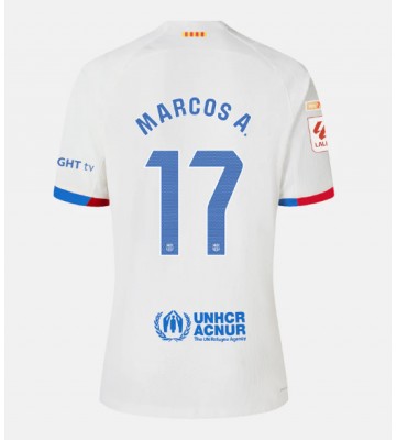 Maillot de foot Barcelona Marcos Alonso #17 Extérieur 2023-24 Manches Courte